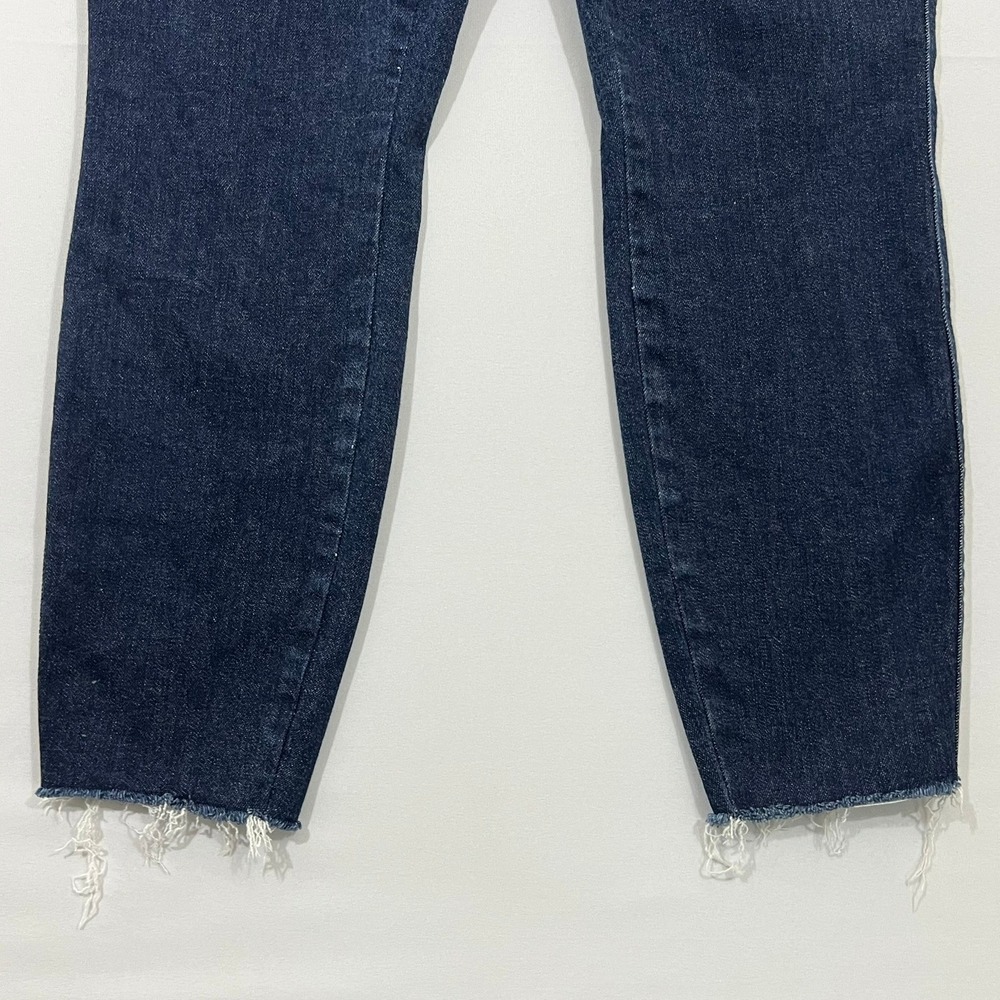 Judy Blue Skinny Jeans High Rise Raw Hem Dark Wash Indigo Womens 16W JB88703 DK - Picture 13 of 16